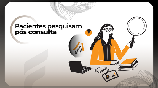 Pacientes pesquisam pós consulta